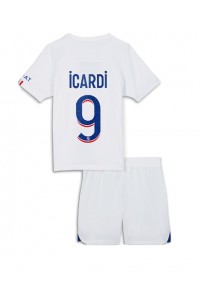 Paris Saint-Germain Mauro Icardi #9 Babyklær Tredje Fotballdrakt til barn 2022-23 Korte ermer (+ Korte bukser)